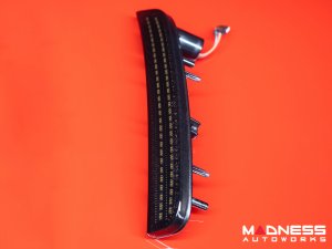FIAT 500 Rear Bumper Side Markers - set of 2 - w/ White LEDs - Smoked